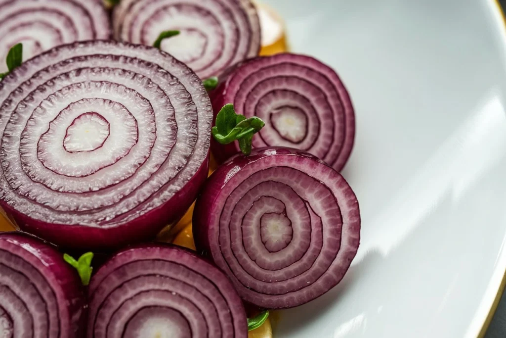 Substitute an onion for a shallot